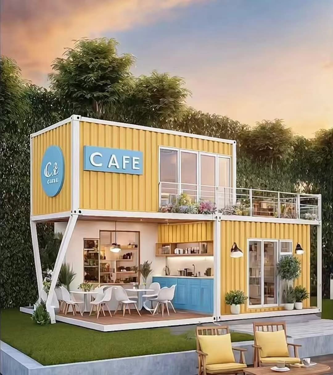 Portable Coffe Shop Cabin